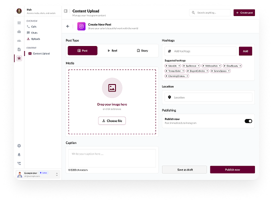 Instagram Uploads - Market where your audience lives — on Instagram. Send updates, stories, and offers right through Instagram messaging.